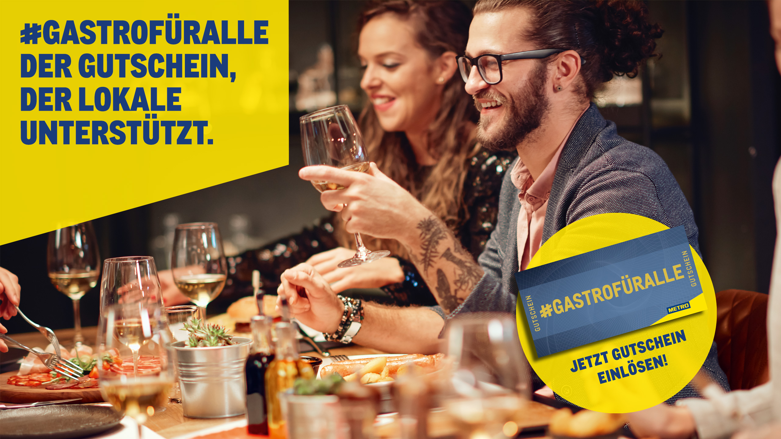 Der Gutschein, der Lokale unterstüzt.